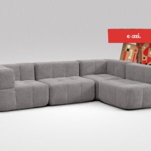 4 Teiliges Modulares Sofa – Grau