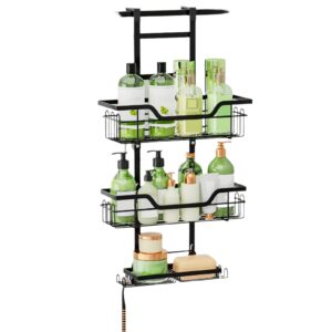 3-Tier Over-the-Door Rustproof Bathroom Shower Caddy