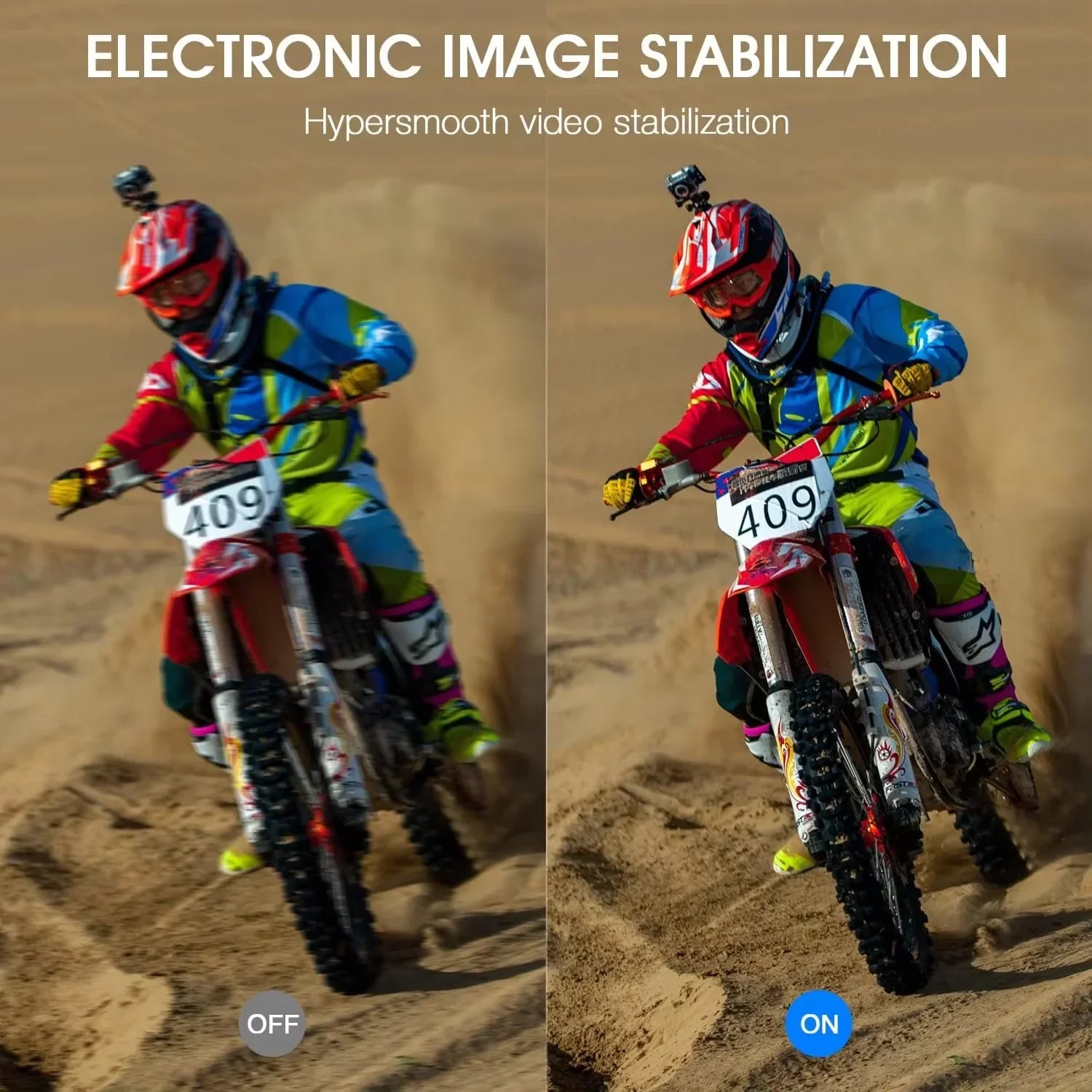 5K Ultra HD Action Camera with Electronic Stabilization Grey - Image 5