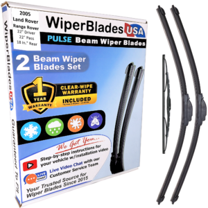 2005 Land Rover Range Rover Wiper Blades w/1yr Warranty (Set of 3) w/Rear Wipers