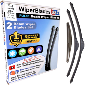 2018 Honda CR-V Wiper Blades w/1yr Wear Warranty (Set of 3) w/Rear Wipers