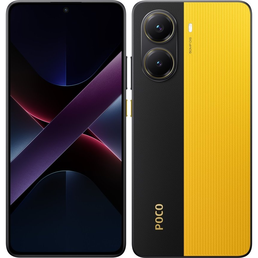 Xiaomi Poco X7 Pro 5G 12GB/512GB sárga mobiltelefon