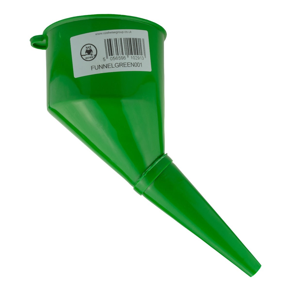 Angled Car Fuel Funnel with Filter, Green Water Flow Control Winter Vehicle Tool