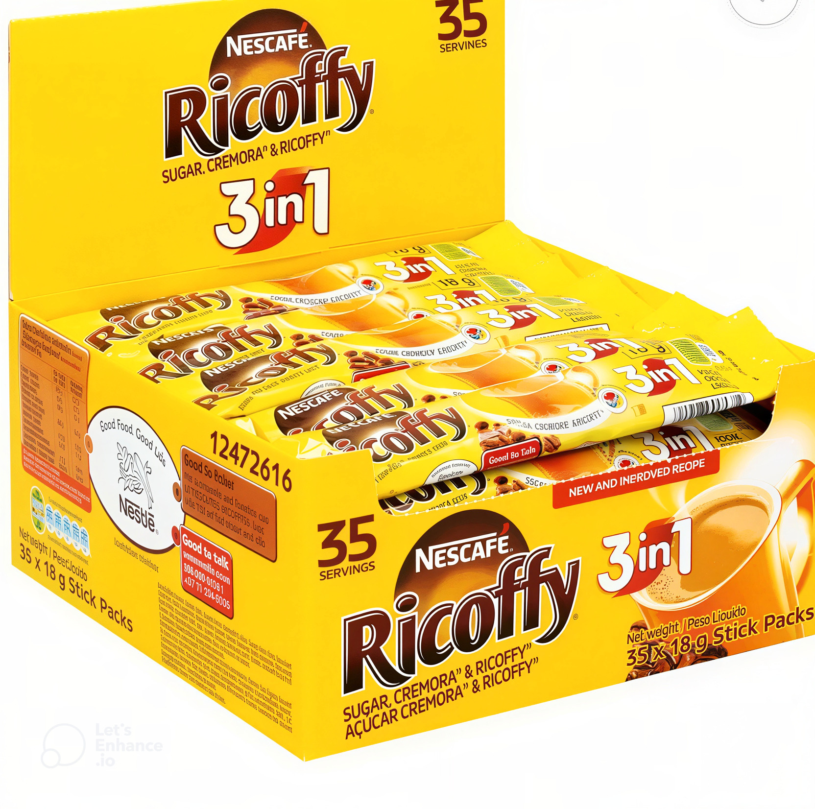 3in1 Sachet-Instant-Coffee Nescafe Ricoffy Original Each