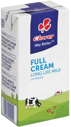 🥛 CLOVER FULL CREAM LONG LIFE MILK 1 LITRE – ONLY R20 🥛