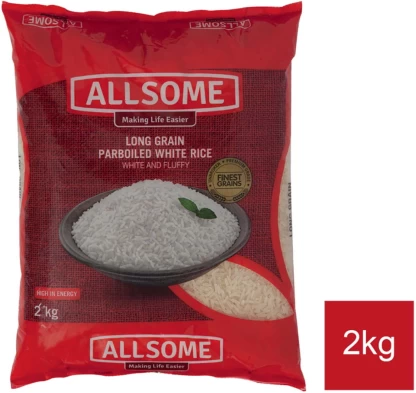 Allsome High In Energy Boiled Rice (Parboiled) (2 kg)